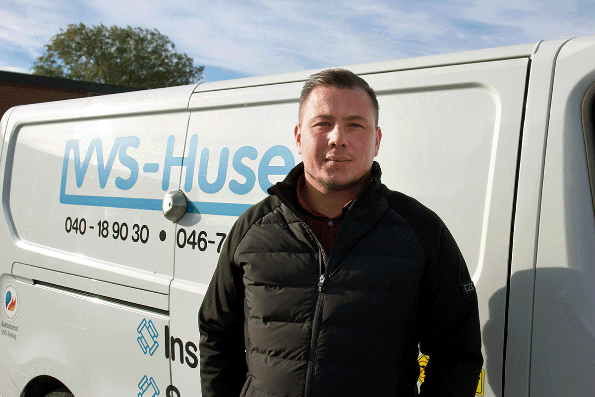 Ludwig Gardell, operativ chef på VVS-huset