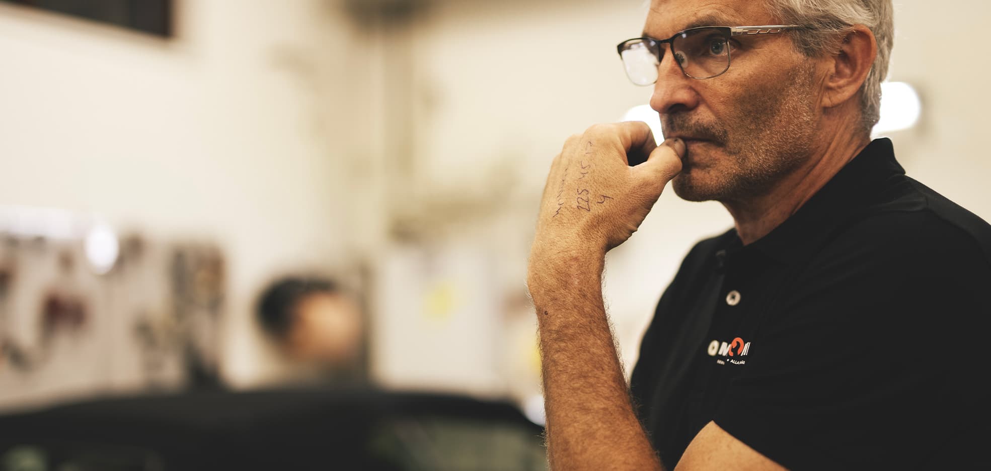 Man står och tänker