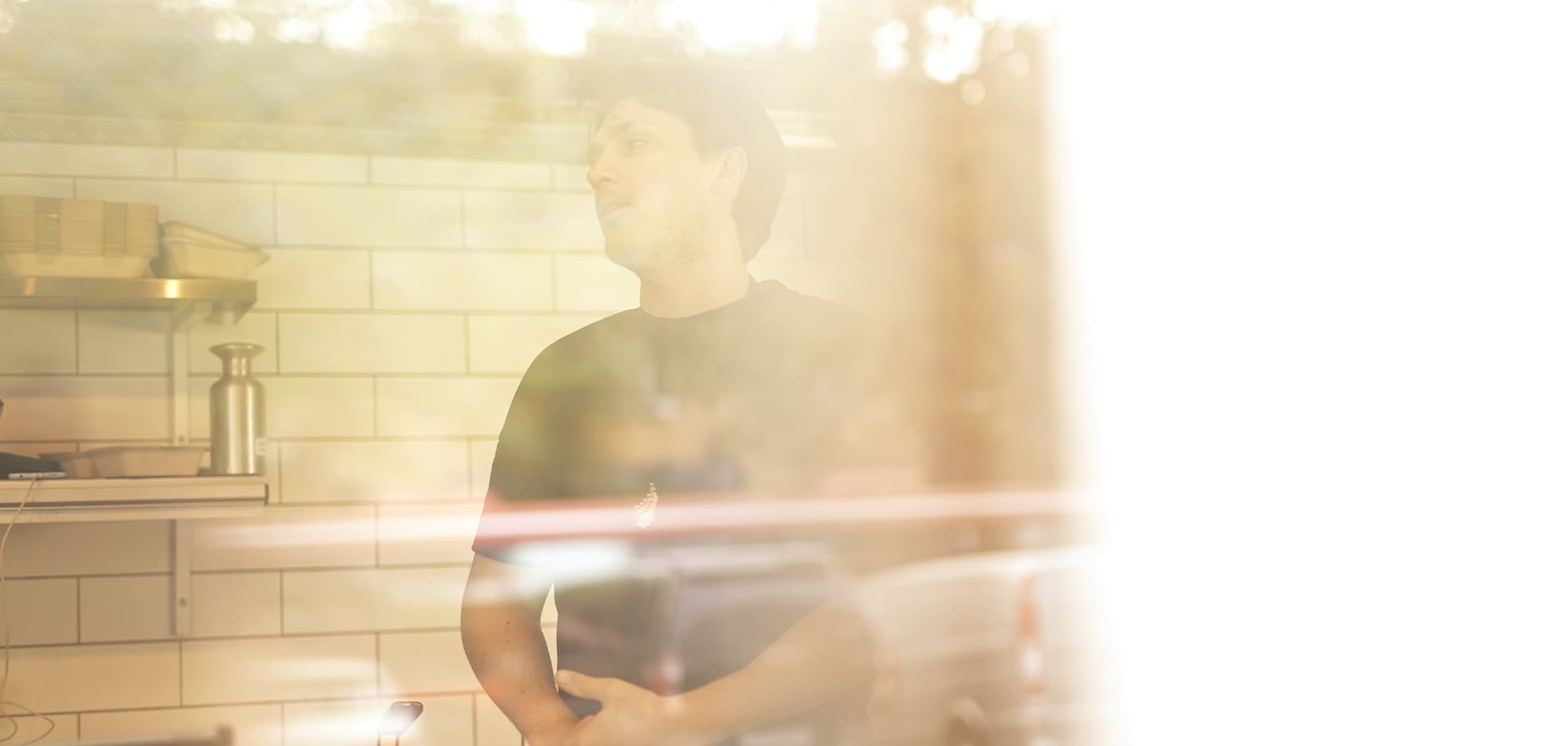 Man står och pratar